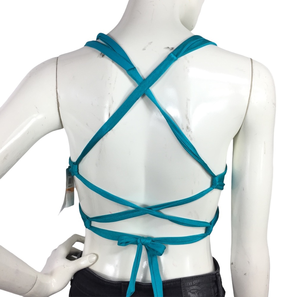 Becca Strappy Lace Up Back Bikini Top - Picture 4 of 15